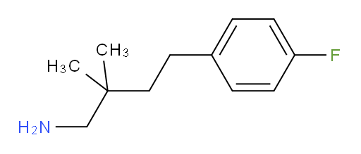 4-(4-fluorophenyl)-2,2-dimethylbutan-1-amine