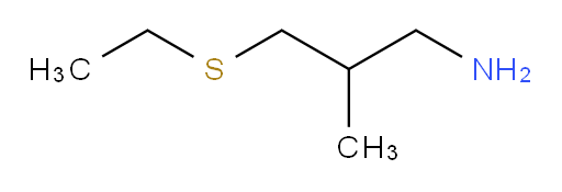 3-(ethylsulfanyl)-2-methylpropan-1-amine