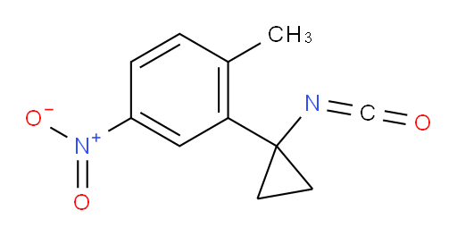 2-(1-isocyanatocyclopropyl)-1-methyl-4-nitrobenzene