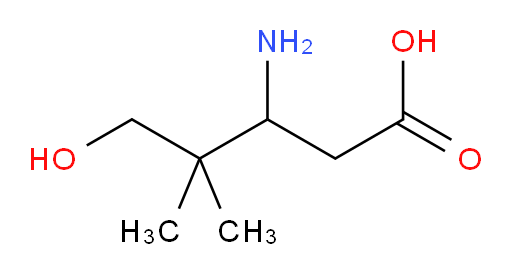 3-amino-5-hydroxy-4,4-dimethylpentanoic acid