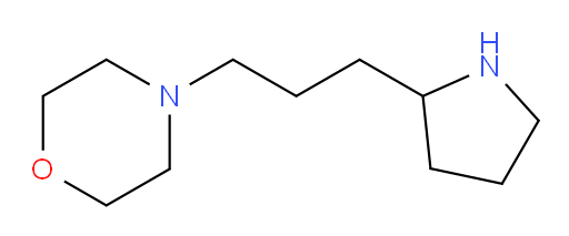 4-[3-(pyrrolidin-2-yl)propyl]morpholine