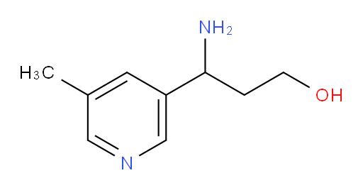 3-amino-3-(5-methylpyridin-3-yl)propan-1-ol