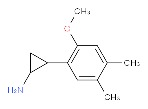 2-(2-methoxy-4,5-dimethylphenyl)cyclopropan-1-amine