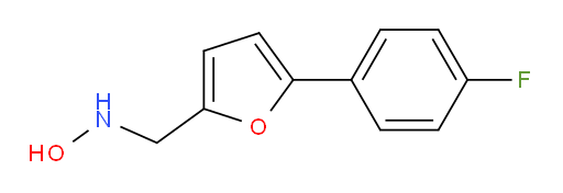 N-{[5-(4-fluorophenyl)furan-2-yl]methyl}hydroxylamine