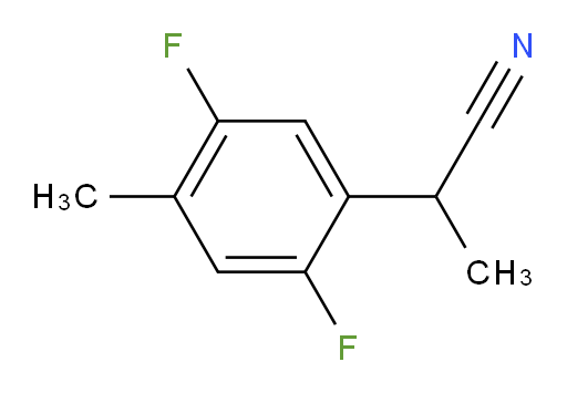 2-(2,5-difluoro-4-methylphenyl)propanenitrile
