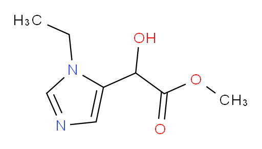 methyl 2-(1-ethyl-1H-imidazol-5-yl)-2-hydroxyacetate