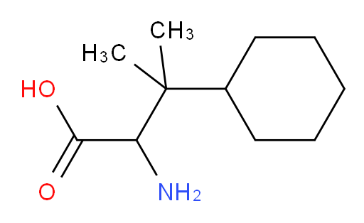 2-amino-3-cyclohexyl-3-methylbutanoic acid