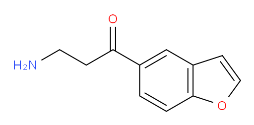 3-amino-1-(1-benzofuran-5-yl)propan-1-one