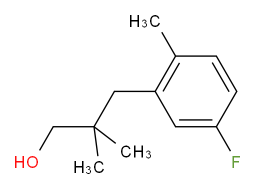 3-(5-fluoro-2-methylphenyl)-2,2-dimethylpropan-1-ol