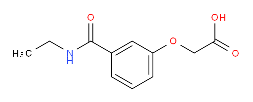 2-[3-(ethylcarbamoyl)phenoxy]acetic acid