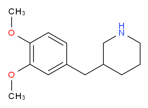 3-[(3,4-dimethoxyphenyl)methyl]piperidine