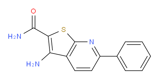 3-amino-6-phenylthieno[2,3-b]pyridine-2-carboxamide
