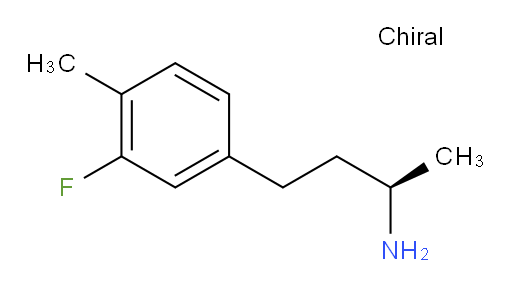 (2R)-4-(3-fluoro-4-methylphenyl)butan-2-amine