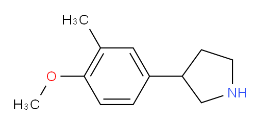 3-(4-methoxy-3-methylphenyl)pyrrolidine