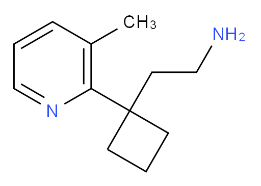 2-[1-(3-methylpyridin-2-yl)cyclobutyl]ethan-1-amine
