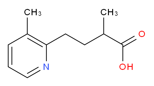 2-methyl-4-(3-methylpyridin-2-yl)butanoic acid
