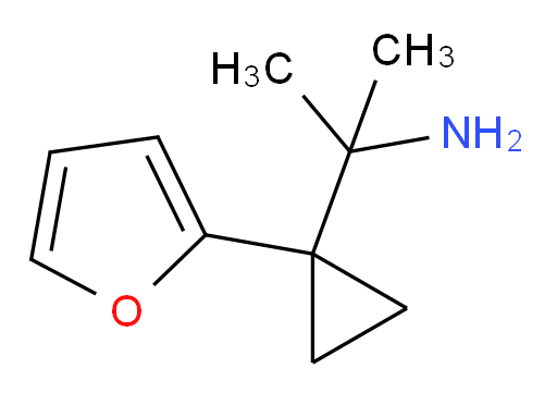 2-[1-(furan-2-yl)cyclopropyl]propan-2-amine