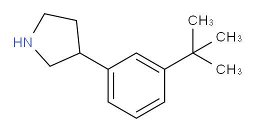 3-(3-tert-butylphenyl)pyrrolidine