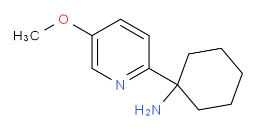 1-(5-methoxypyridin-2-yl)cyclohexan-1-amine