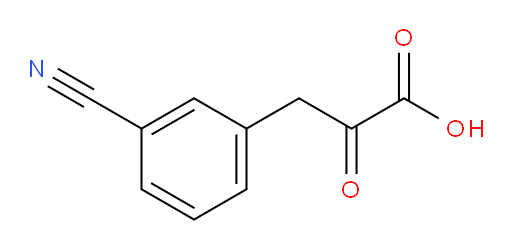 3-(3-cyanophenyl)-2-oxopropanoic acid