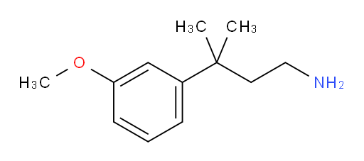 3-(3-methoxyphenyl)-3-methylbutan-1-amine