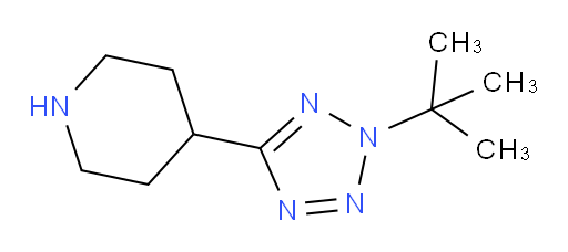 4-(2-tert-butyl-2H-1,2,3,4-tetrazol-5-yl)piperidine