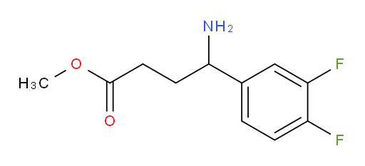methyl 4-amino-4-(3,4-difluorophenyl)butanoate