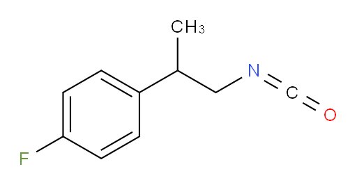 1-fluoro-4-(1-isocyanatopropan-2-yl)benzene