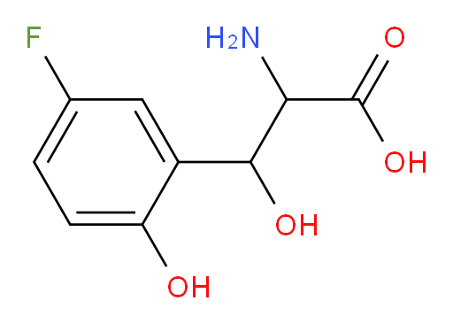 2-amino-3-(5-fluoro-2-hydroxyphenyl)-3-hydroxypropanoic acid