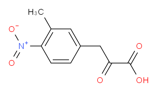 3-(3-methyl-4-nitrophenyl)-2-oxopropanoic acid