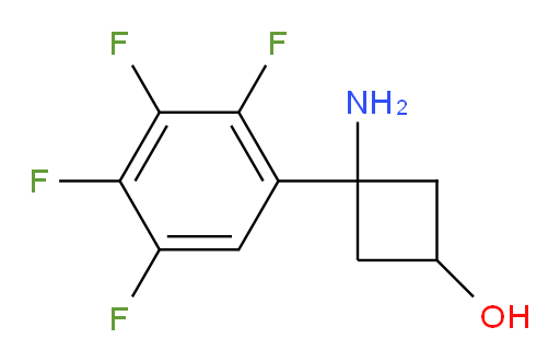 3-amino-3-(2,3,4,5-tetrafluorophenyl)cyclobutan-1-ol