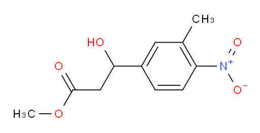 methyl 3-hydroxy-3-(3-methyl-4-nitrophenyl)propanoate