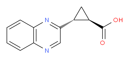 rac-(1R,2R)-2-(quinoxalin-2-yl)cyclopropane-1-carboxylic acid