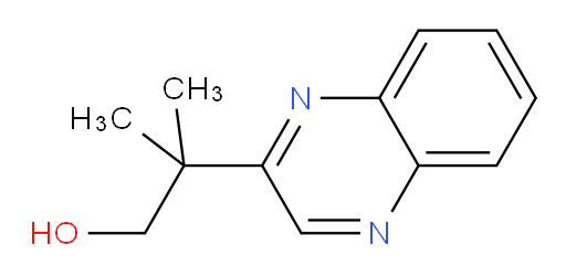 2-methyl-2-(quinoxalin-2-yl)propan-1-ol