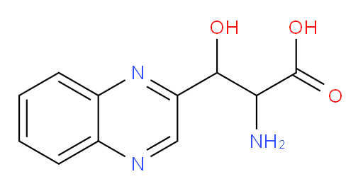 2-amino-3-hydroxy-3-(quinoxalin-2-yl)propanoic acid