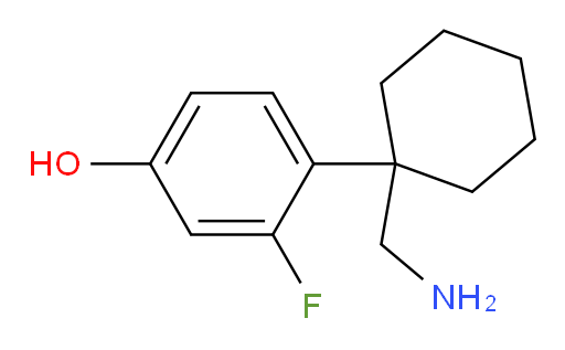 4-[1-(aminomethyl)cyclohexyl]-3-fluorophenol