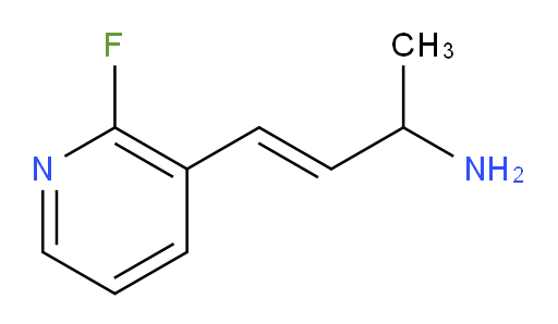 4-(2-fluoropyridin-3-yl)but-3-en-2-amine