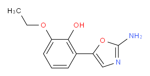 2-(2-amino-1,3-oxazol-5-yl)-6-ethoxyphenol