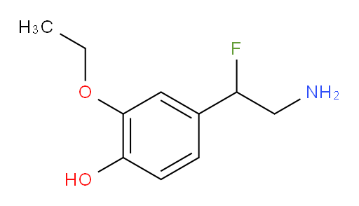 4-(2-amino-1-fluoroethyl)-2-ethoxyphenol