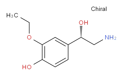 4-[(1S)-2-amino-1-hydroxyethyl]-2-ethoxyphenol