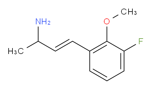 4-(3-fluoro-2-methoxyphenyl)but-3-en-2-amine