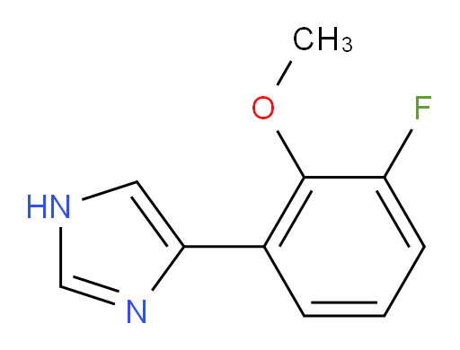 4-(3-fluoro-2-methoxyphenyl)-1H-imidazole