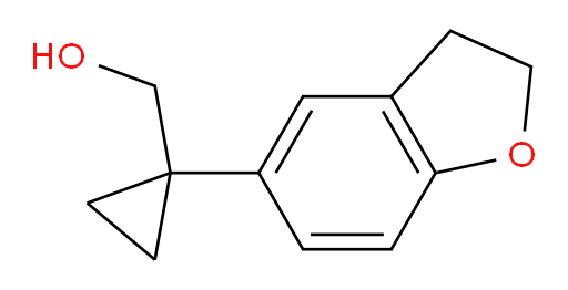 [1-(2,3-dihydro-1-benzofuran-5-yl)cyclopropyl]methanol