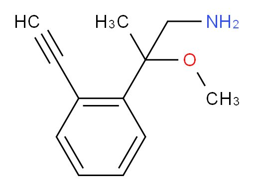 2-(2-ethynylphenyl)-2-methoxypropan-1-amine