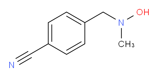 4-{[hydroxy(methyl)amino]methyl}benzonitrile