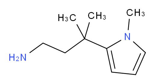 3-methyl-3-(1-methyl-1H-pyrrol-2-yl)butan-1-amine