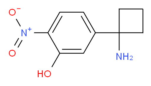5-(1-aminocyclobutyl)-2-nitrophenol