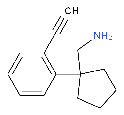 [1-(2-ethynylphenyl)cyclopentyl]methanamine