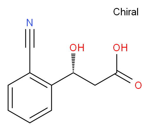 (3R)-3-(2-cyanophenyl)-3-hydroxypropanoic acid