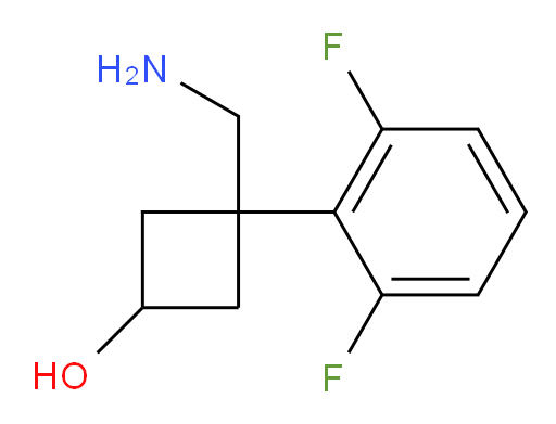 3-(aminomethyl)-3-(2,6-difluorophenyl)cyclobutan-1-ol